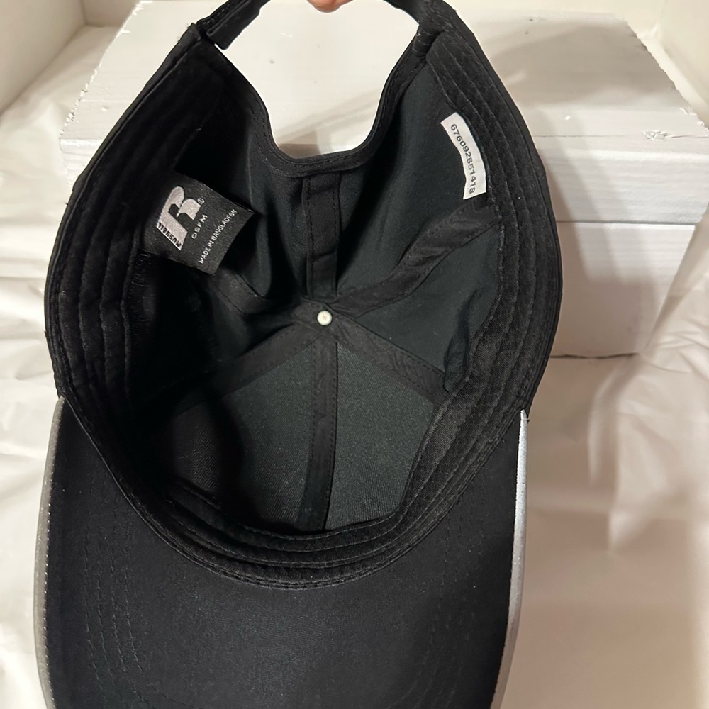 Russell Unisex Black Cap with Reflective Trim - Picture 5 of 7